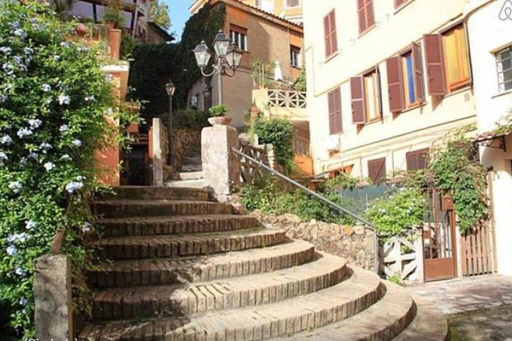 Elegante Open Space Con Vasca Idromassaggio A Trastevere Exteriör bild